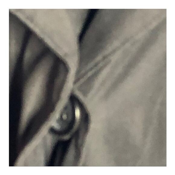 London Fog Black Waterproof Mid-Length Trench Coat Size Medium - Picture 11 of 14